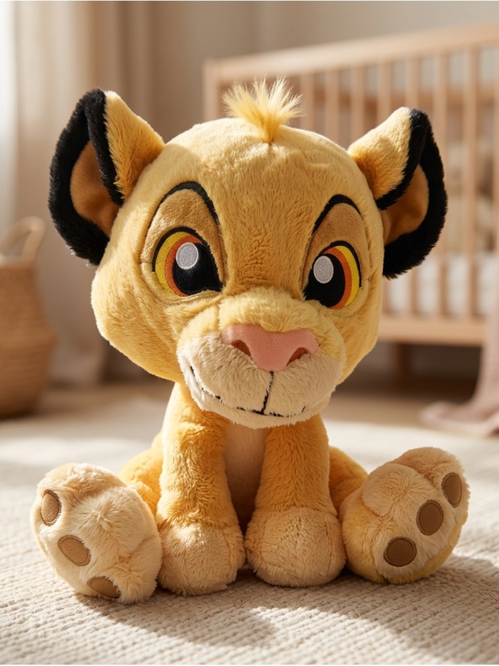 Disney Parks The Lion King SIMBA Big Feet 10” Plush Toy